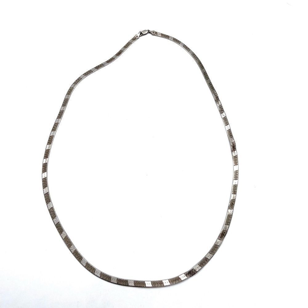 MILOR 925 Sterling Silver 2 Tone Necklace made in Italy